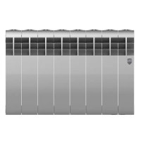 Радиатор секционный Royal Thermo BiLiner B 350/87 8 секций боковое подключение биметалл серый