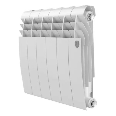 Радиатор секционный Royal Thermo BiLiner B 350/87 6 секций боковое подключение биметалл белый