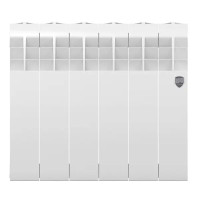 Радиатор секционный Royal Thermo BiLiner B 350/87 6 секций боковое подключение биметалл белый