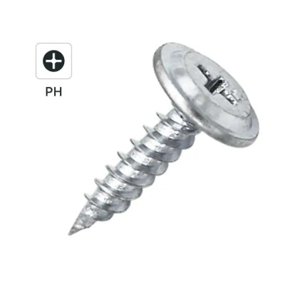 Саморезы по металлу Dilwis с пресс-шайбой острые оцинкованные 4.2x19 мм 1 кг