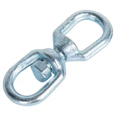 Вертлюг петля-петля оцинкованный 6 мм 2 шт.