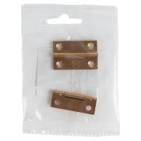 Карточная петля 24х36 см 2 шт. цвет желтый цинк