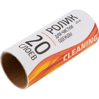 Ролик для чистки одежды Рыжий кот бумага 20 листов 2 шт.