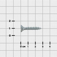 Саморезы универсальные Dilwis потайные острые оцинкованные 5x30 мм 30 шт.