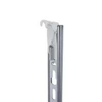 Кронштейн для панельного радиатора рельсовый настенный 300 мм серый