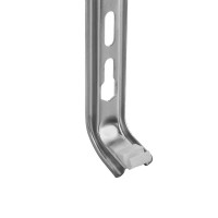 Кронштейн для панельного радиатора рельсовый настенный 300 мм серый