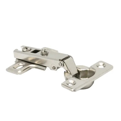 Минипетля мебельная накладная MF-402A, Slide-on, 50 мм, сталь