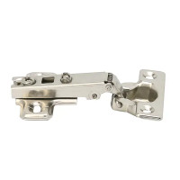 Минипетля мебельная накладная MF-402A, Slide-on, 50 мм, сталь