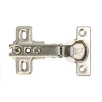 Минипетля мебельная накладная MF-402A, Slide-on, 50 мм, сталь