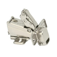 Петля мебельная угловая 1650 с доводчиком, Clip-on, 60 мм, сталь