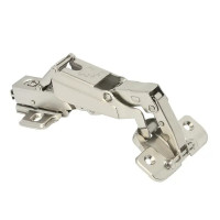 Петля мебельная угловая 1650 с доводчиком, Clip-on, 60 мм, сталь