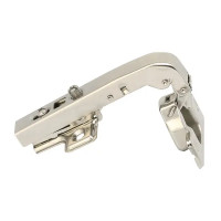 Петля мебельная угловая 900 с доводчиком, Clip-on, 60 мм, сталь