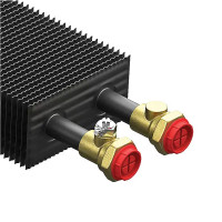 Конвектор внутрипольный Royal Thermo Atrium 90x200x1200 мм биметалл серый