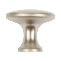 Мебельная ручка-кнопка 161 25x30 мм цвет матовый никель