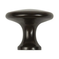 Мебельная ручка-кнопка 161 25x30 мм цвет кофе