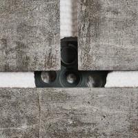 Термопанель рядовая Мосстрой-31 Brick Wall серый 118x41x5 см