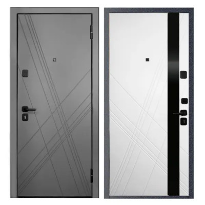 Дверь входная металлическая Home Plus 86x205 см правая белый