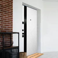 Дверь входная металлическая Home Plus 86x205 см левая белый