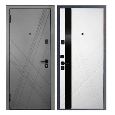 Дверь входная металлическая Home Plus 86x205 см левая белый