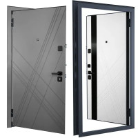 Дверь входная металлическая Home Plus 86x205 см левая белый