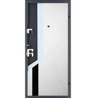 Дверь входная металлическая Home Plus 86x205 см левая белый