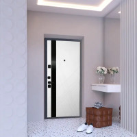 Дверь входная металлическая Home Plus 86x205 см левая белый