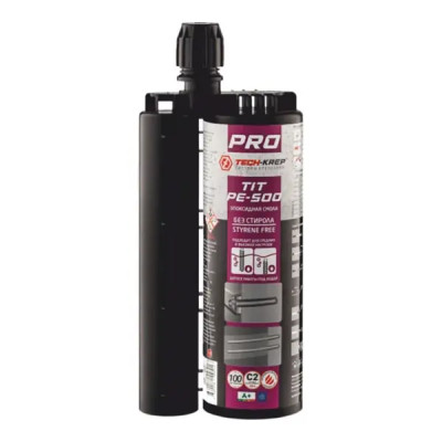 Анкер химический Tech-Krep TIT PE-500 для кирпича бетона 385 мл