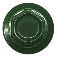 Саморезы кровельные по дереву Dilwis оцинкованные с буром 4.8x29 мм на вес RAL 6005