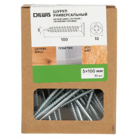 Саморезы универсальные Dilwis 5x100 мм 30 шт.
