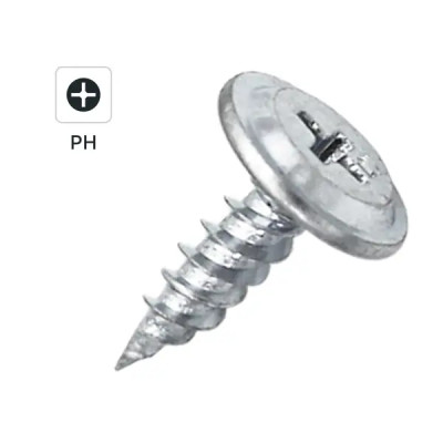 Саморезы по металлу Dilwis с пресс-шайбой острые оцинкованные 4.2x16 мм 1 кг