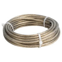 Трос стальной оцинкованный Tech-Krep 4/6 мм 10 м