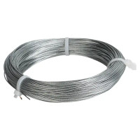 Трос стальной оцинкованный Tech-Krep 1 мм 100 м