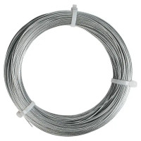 Трос стальной оцинкованный Tech-Krep 1 мм 100 м