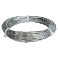 Трос стальной оцинкованный Tech-Krep 1 мм 50 м