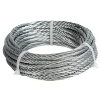 Трос стальной оцинкованный Tech-Krep 6 мм 10 м