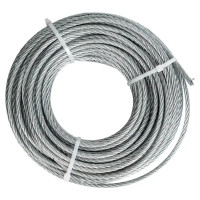 Трос стальной оцинкованный Tech-Krep 6 мм 40 м