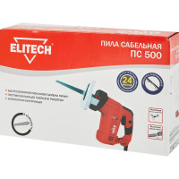 Пила сабельная сетевая Elitech ПС 500, 500 Вт