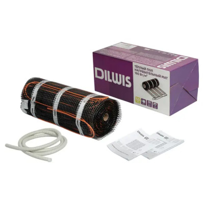 Нагревательный мат для теплого пола Dilwis 12 м2 1920 Вт