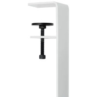 Ножка стола накладная Palladium 710 мм сталь цвет белый