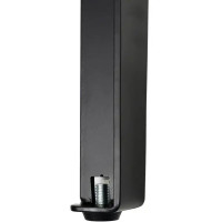 Ножка мебельная прямоугольная Palladium 50x710x50 мм железо цвет черный