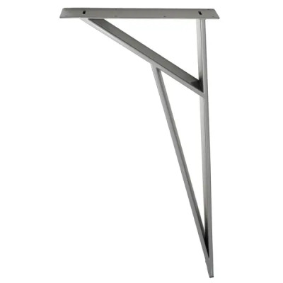 Ножка мебельная прямоугольная Palladium 50x720x50 мм железо цвет серый