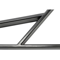 Ножка мебельная прямоугольная Palladium 50x720x50 мм железо цвет черный