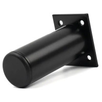 Ножка мебельная прямоугольная Palladium 38x100x38 мм железо цвет черный