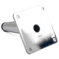 Ножка мебельная прямоугольная Palladium 32x100x32 мм железо цвет хром