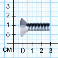 Винт DIN 7991 10x30 мм оцинкованный 4 шт.