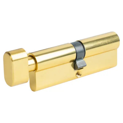 Цилиндр EDS-CYL 45x45 мм ключ/вертушка цвет латунь