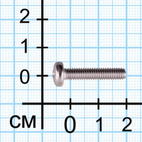 Винт DIN 7985 нержавеющая сталь А2 4x20 мм 24 шт.