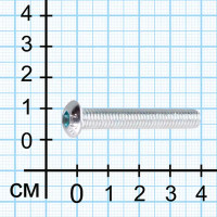 Винт DIN 7380 8x40 мм оцинкованный 4 шт.