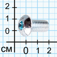 Винт DIN 7380 6x16 мм оцинкованный 18 шт.