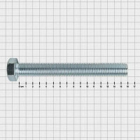 Болт DIN 933 20x160 мм оцинкованный